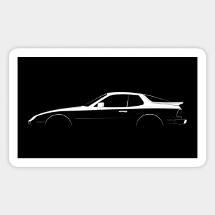 Porsche 944 Turbo Silhouette Magnet